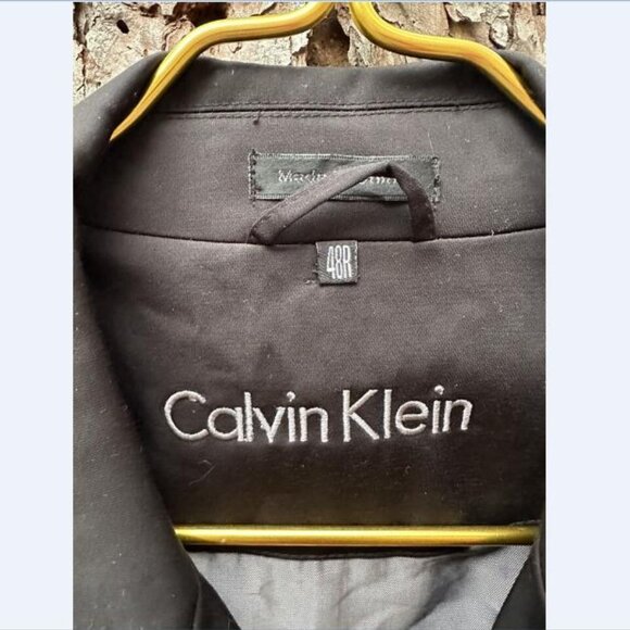 Men's Sz 48 Calvin Klein Windbreaker Classic Zip Up Coat,Jacket,Raincoat,Casual - Picture 2 of 9